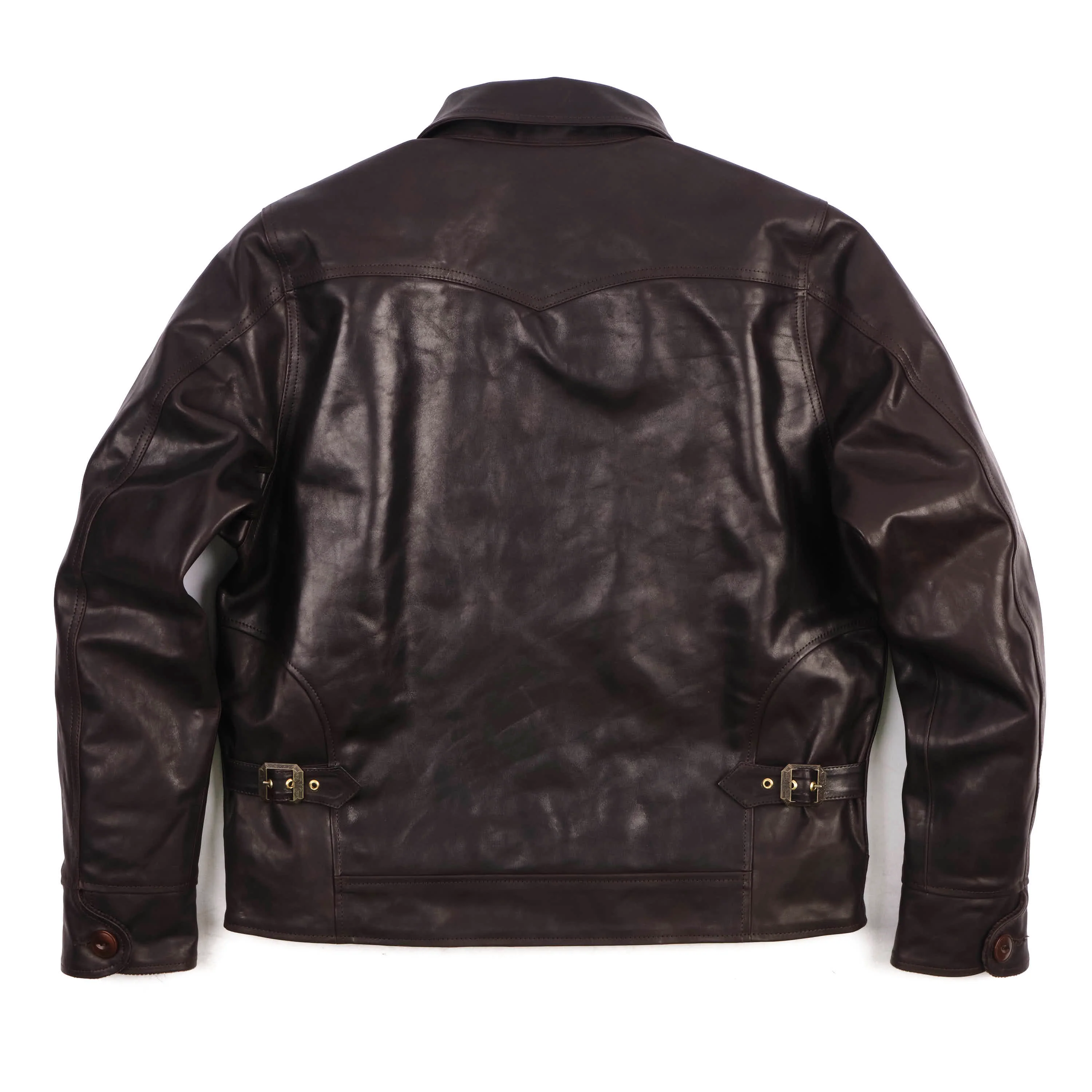 Alcorn Leather Seal Brown Horsehide - Image 13