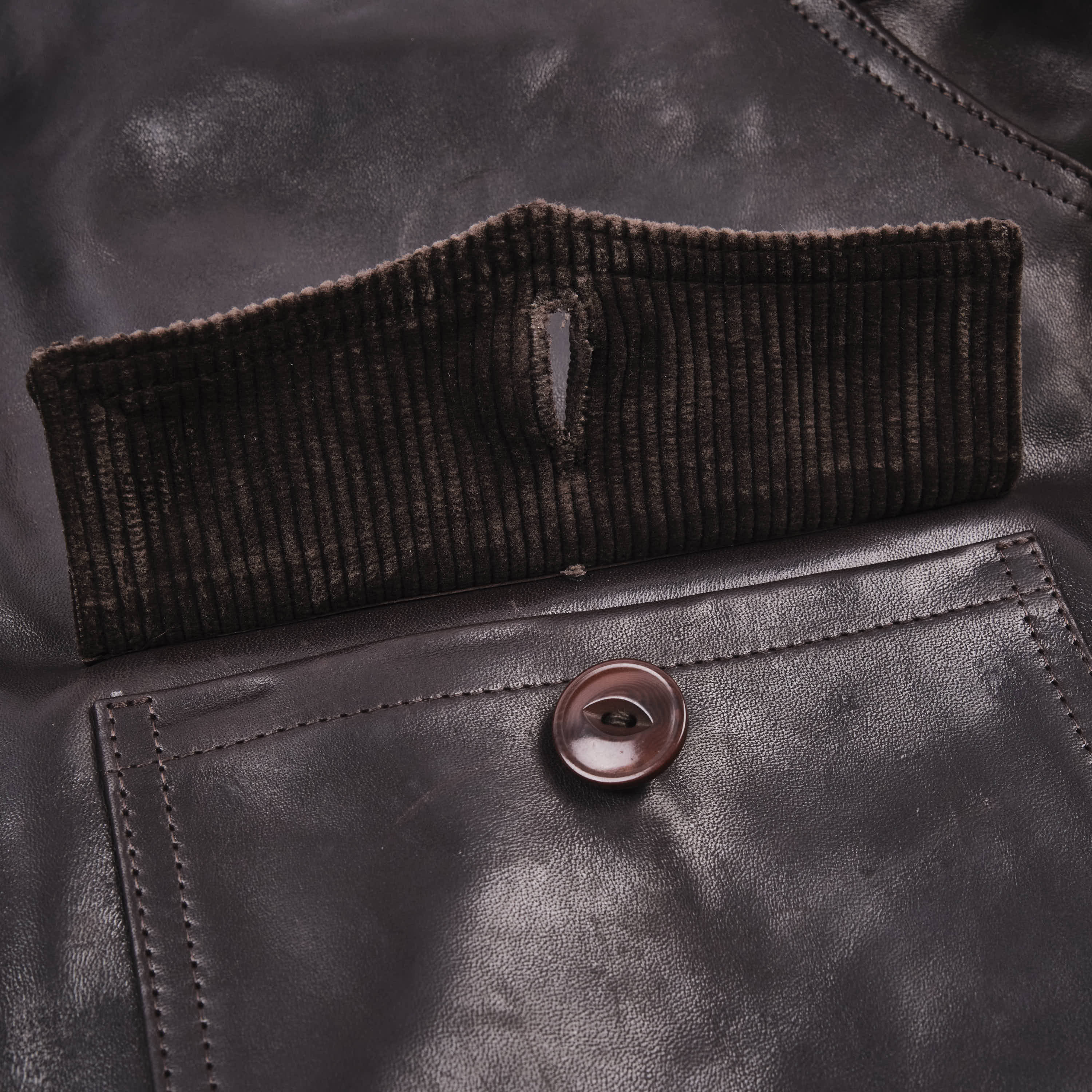 Alcorn Leather Seal Brown Horsehide - Image 7