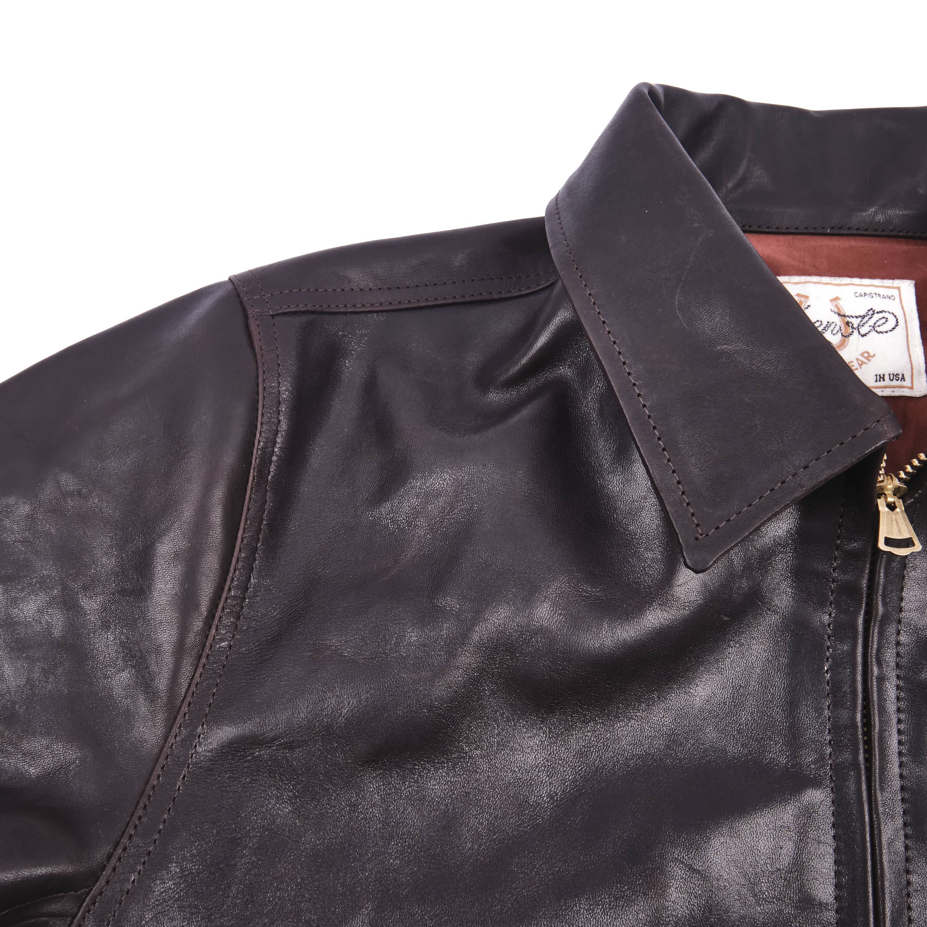 Alcorn Leather Seal Brown Horsehide - Image 9