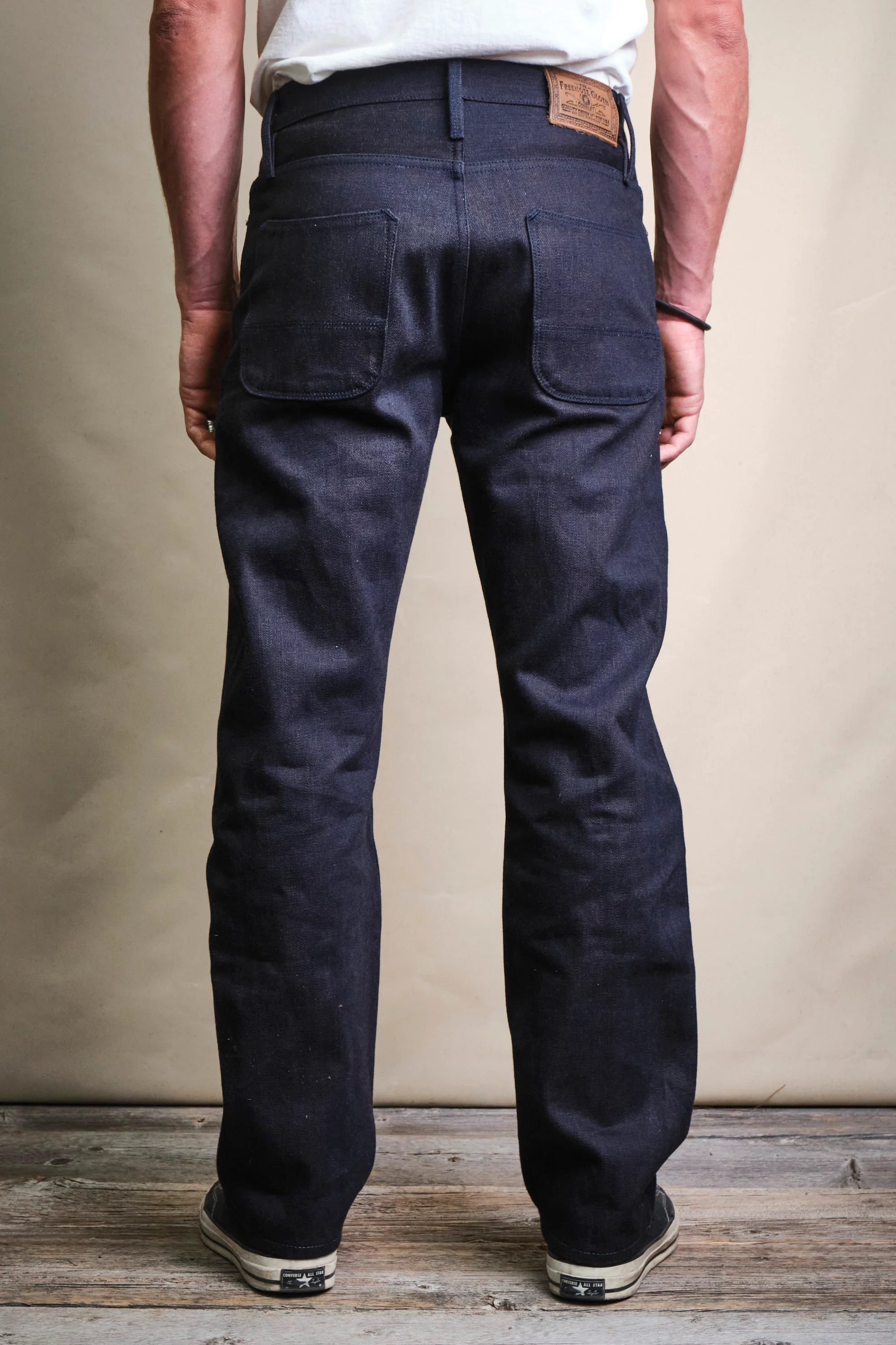 Belford Straight 16 Ounce Indigo Brown Denim - Image 5