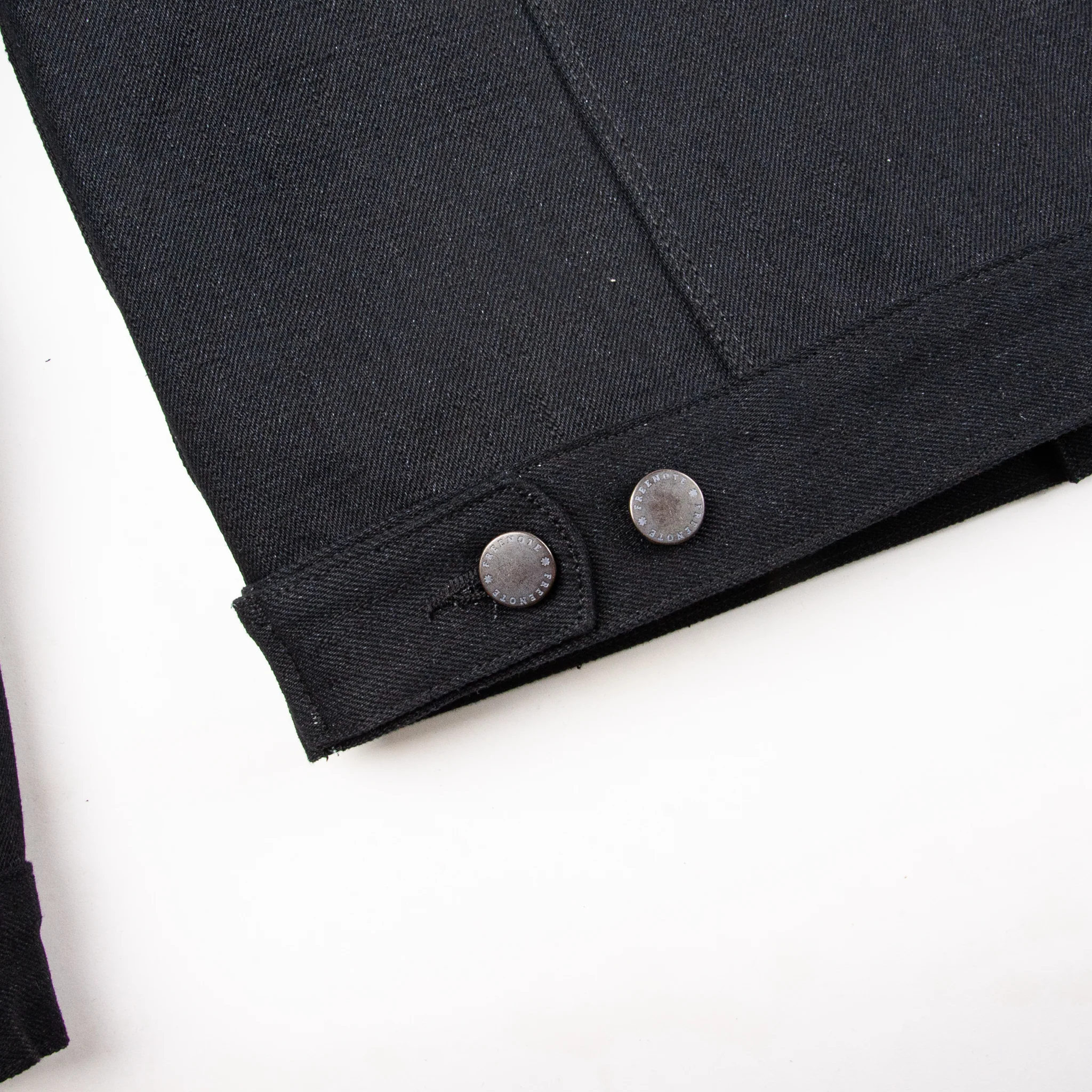 Classic Denim Jacket <span> 17 Ounce Black Slub Denim </span> - Image 8