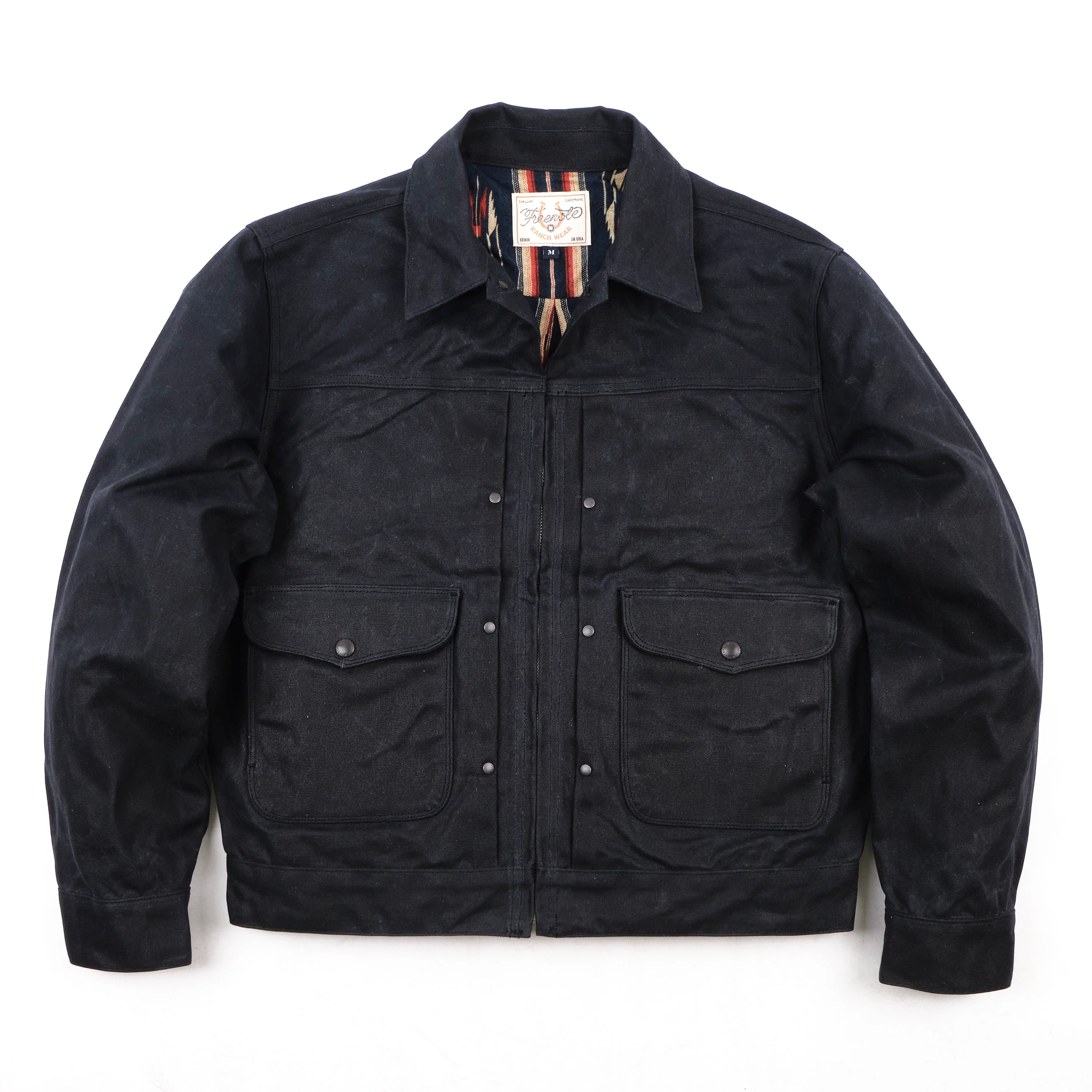 Faro Black Heavy Waxed Canvas Navy Southwest