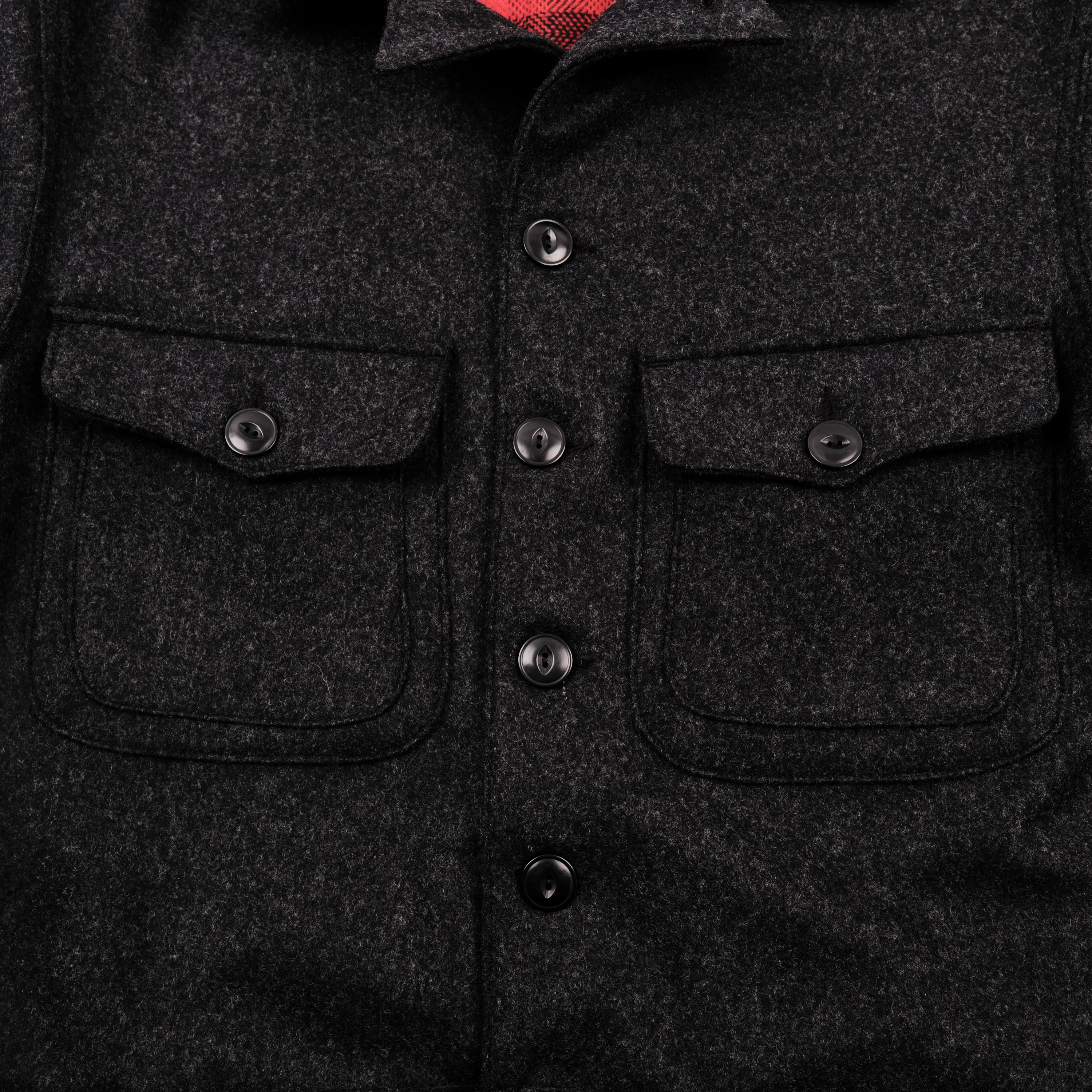 Grafton Jacket Black Wool - Image 4