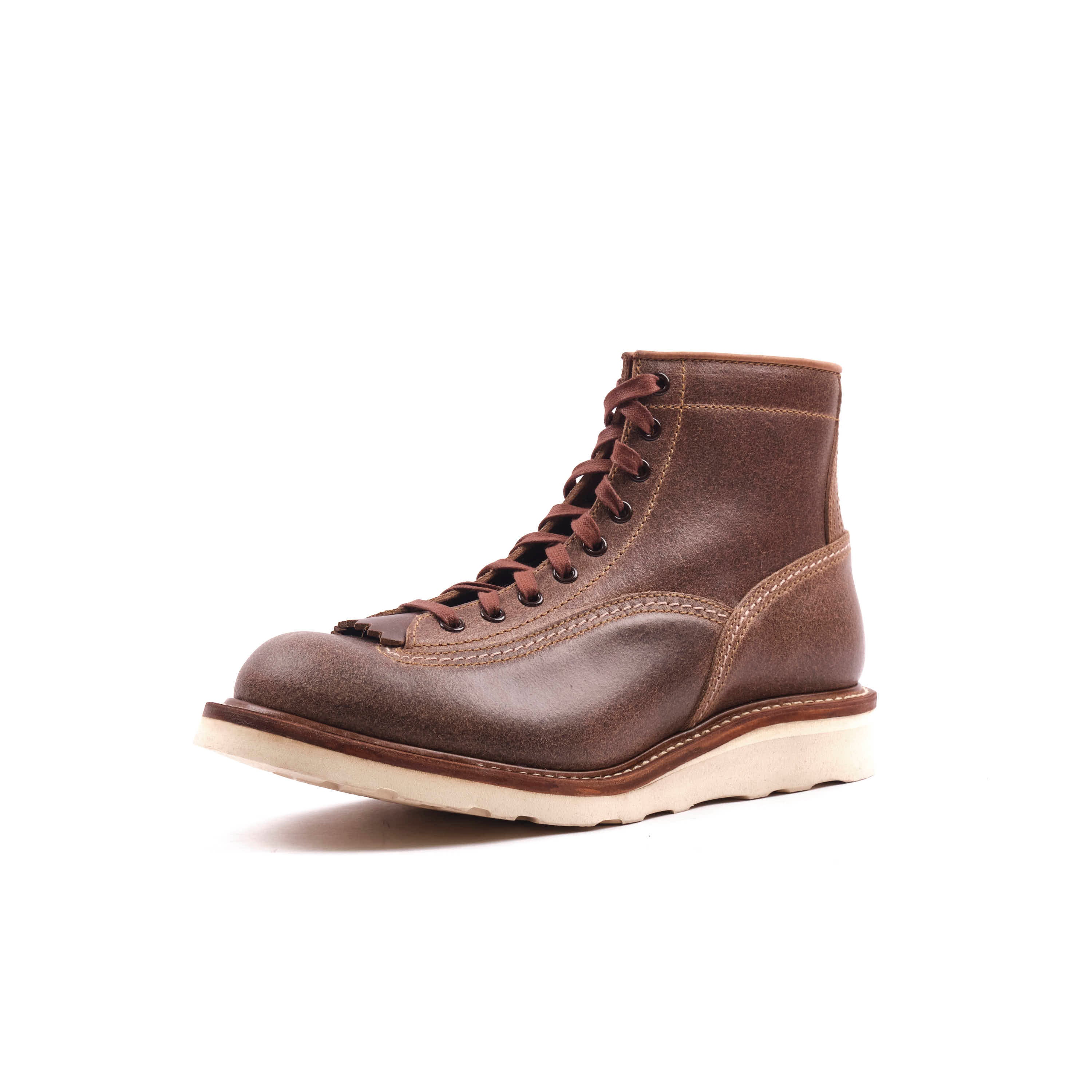 John Lofgren Donkey Puncher Boots - Horween Natural Waxed Flesh - Image 3