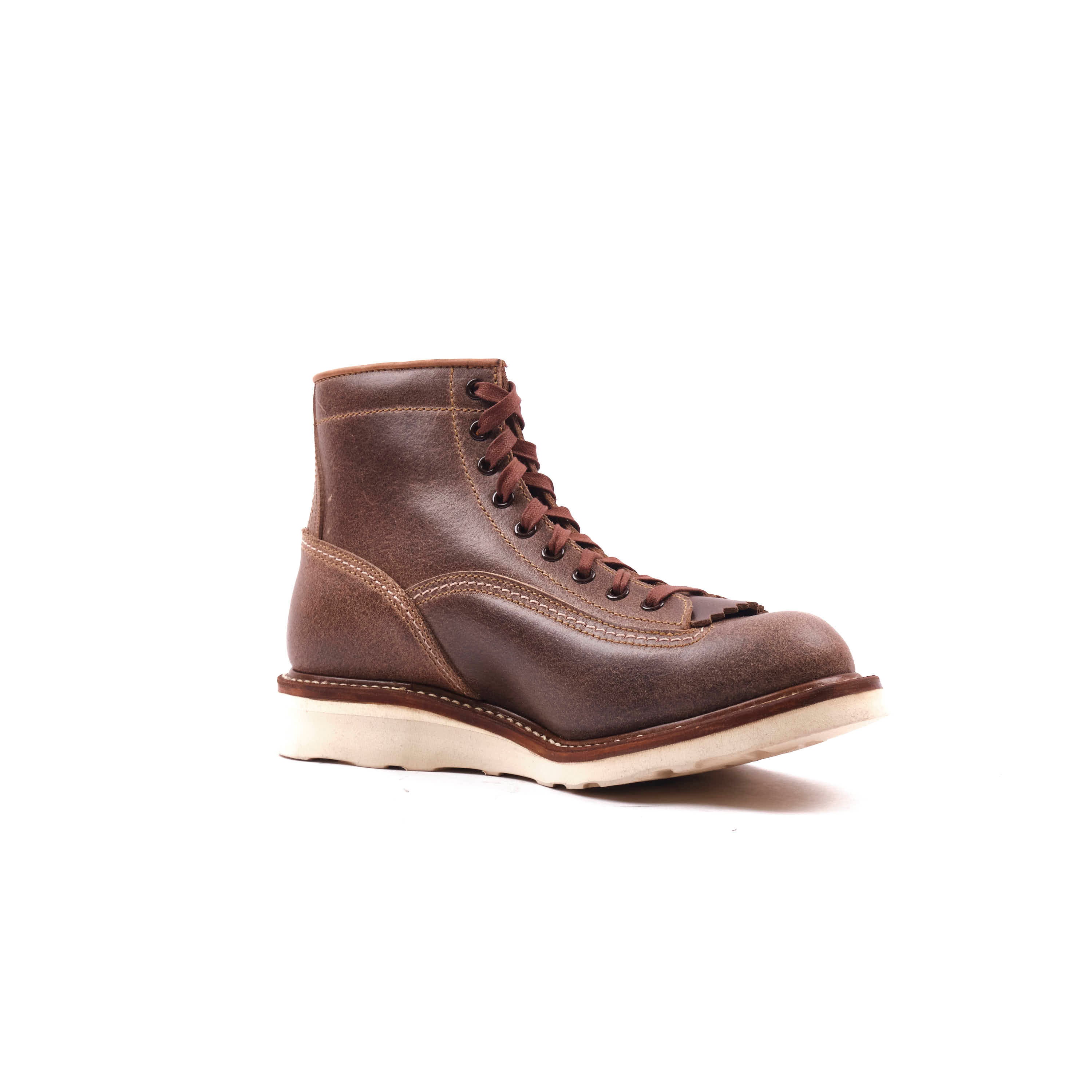 John Lofgren Donkey Puncher Boots - Horween Natural Waxed Flesh - Image 6