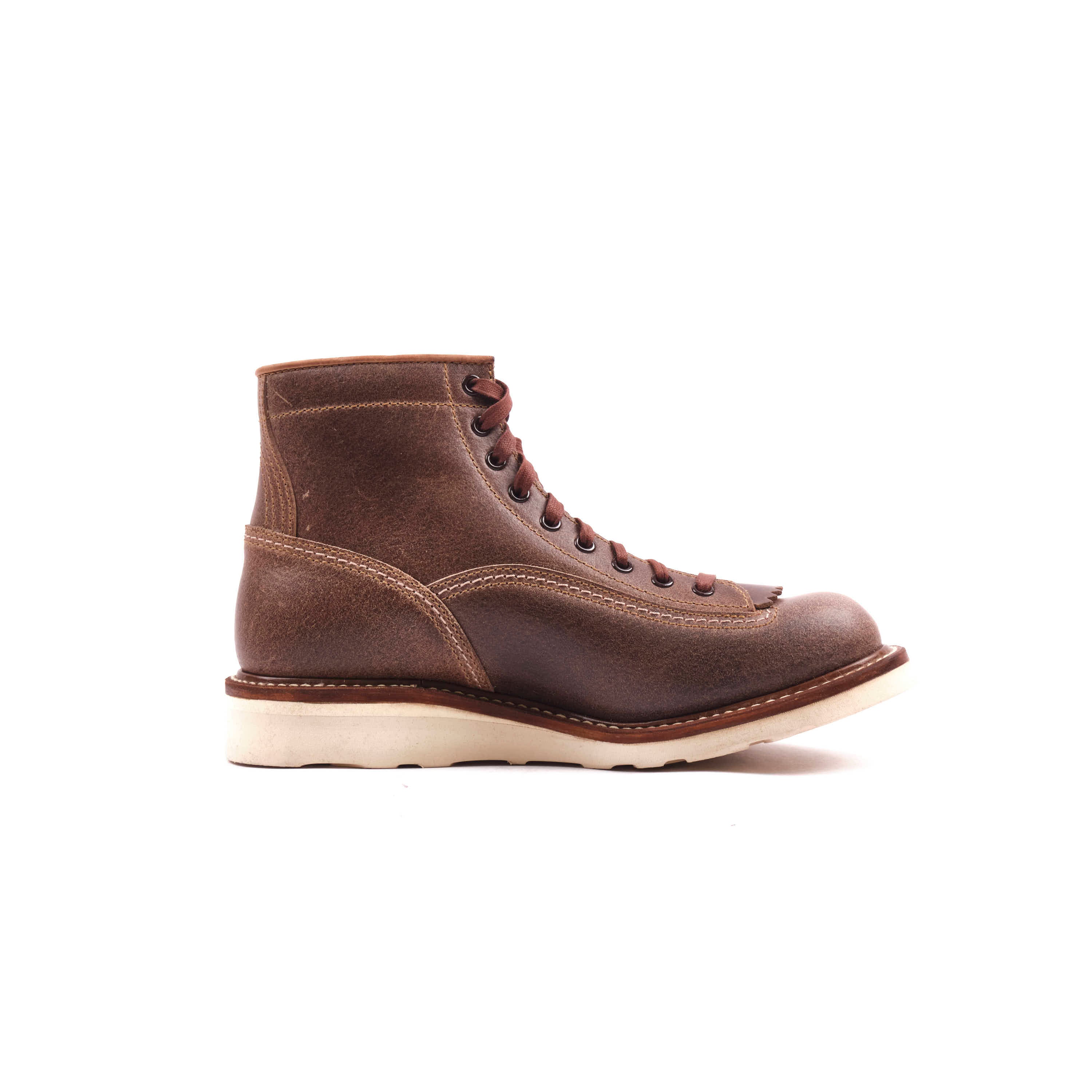John Lofgren Donkey Puncher Boots - Horween Natural Waxed Flesh - Image 7