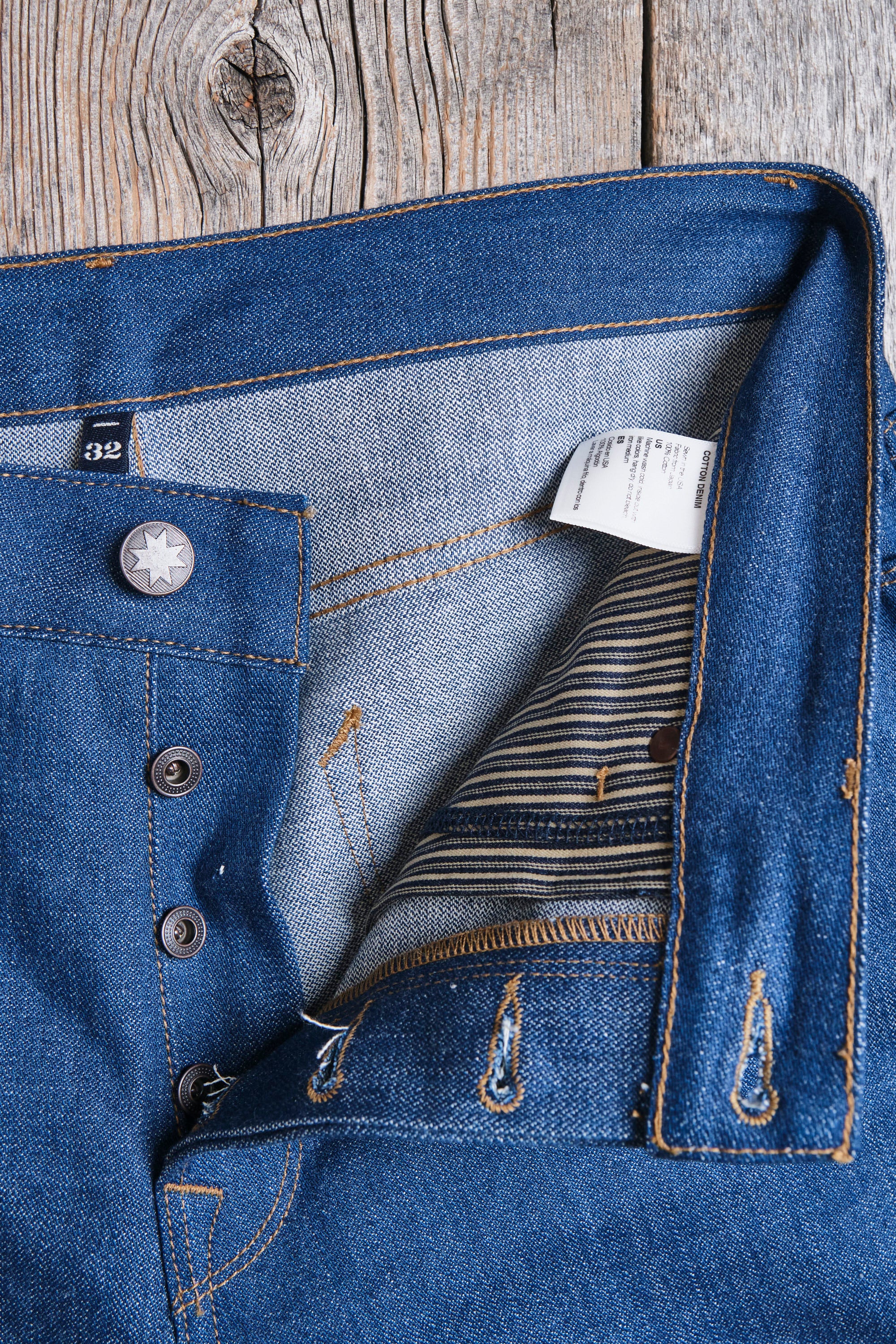 Portola Classic Taper 12 Ounce Vintage Blue Denim - Image 10