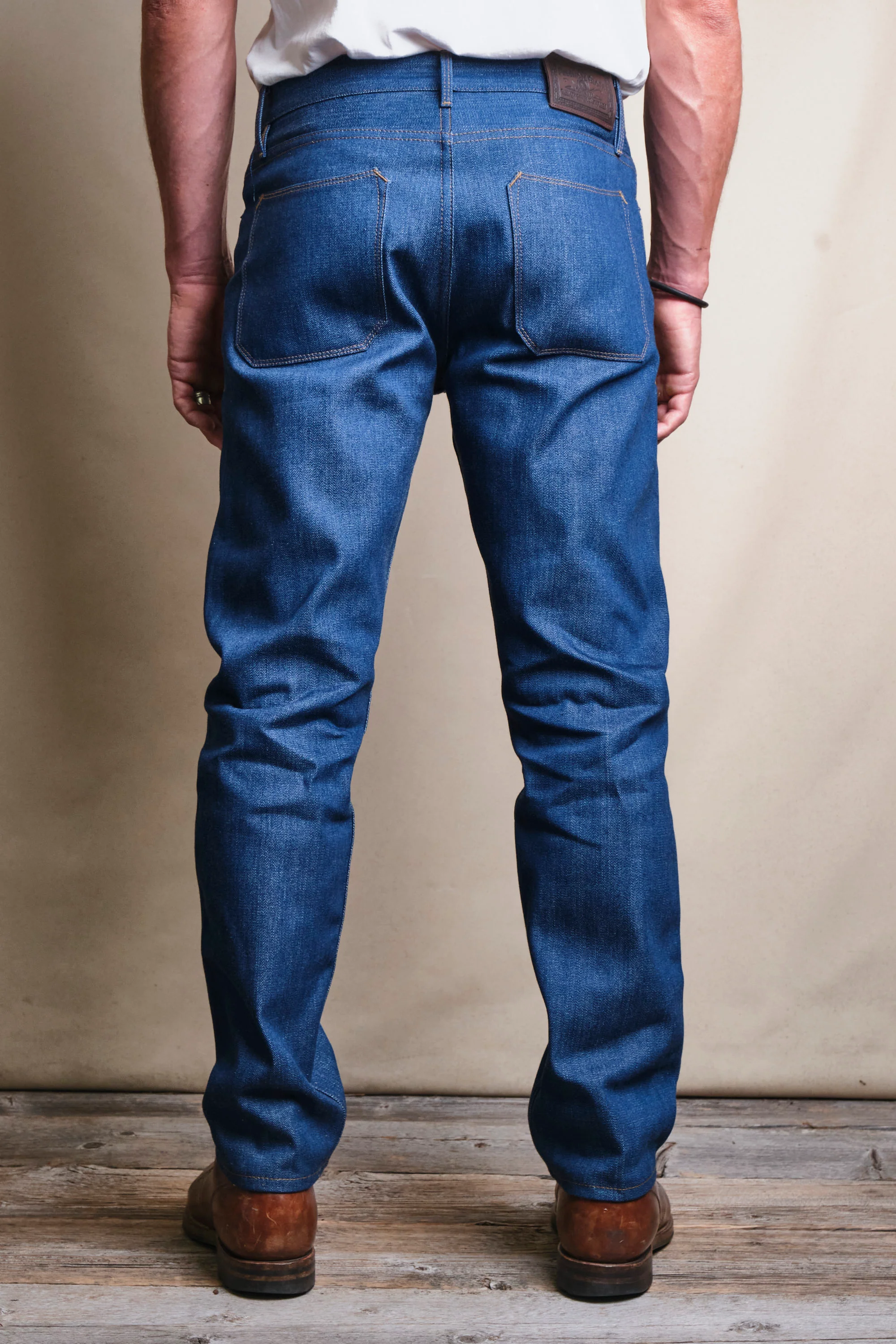 Portola Classic Taper 12 Ounce Vintage Blue Denim - Image 5