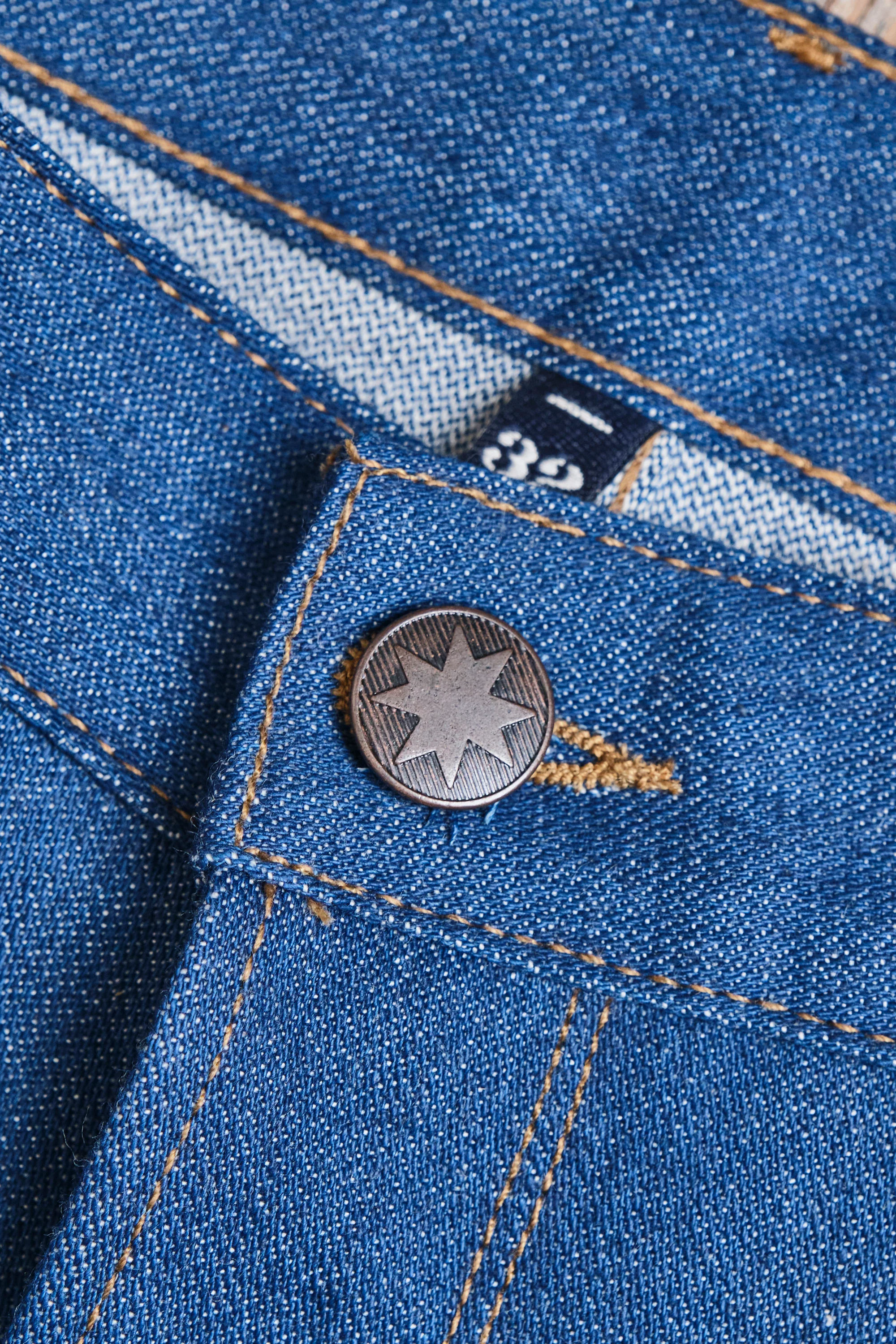 Portola Classic Taper 12 Ounce Vintage Blue Denim - Image 6