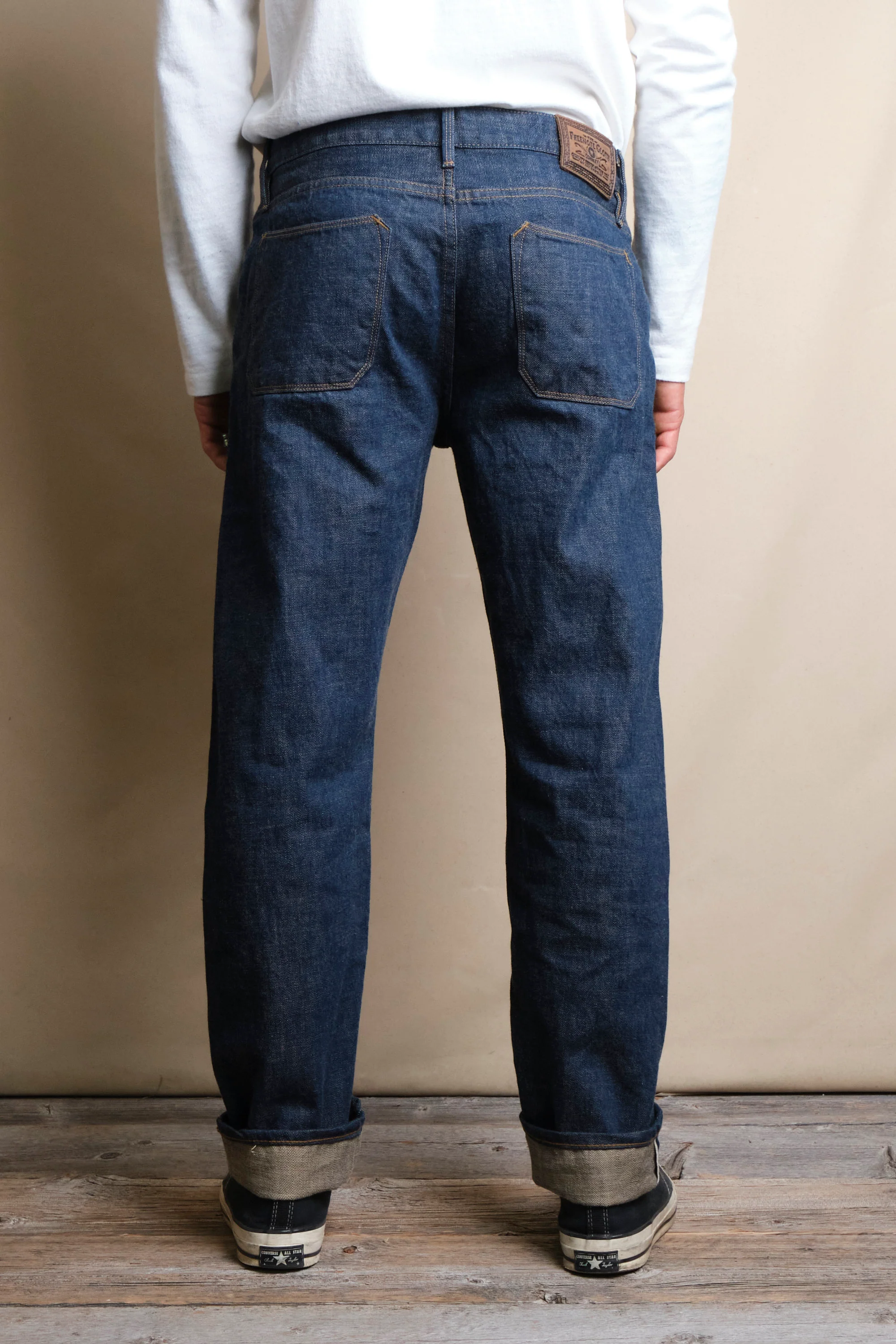 Portola Classic Taper 13 Ounce Natural Rinsed Denim - Image 5