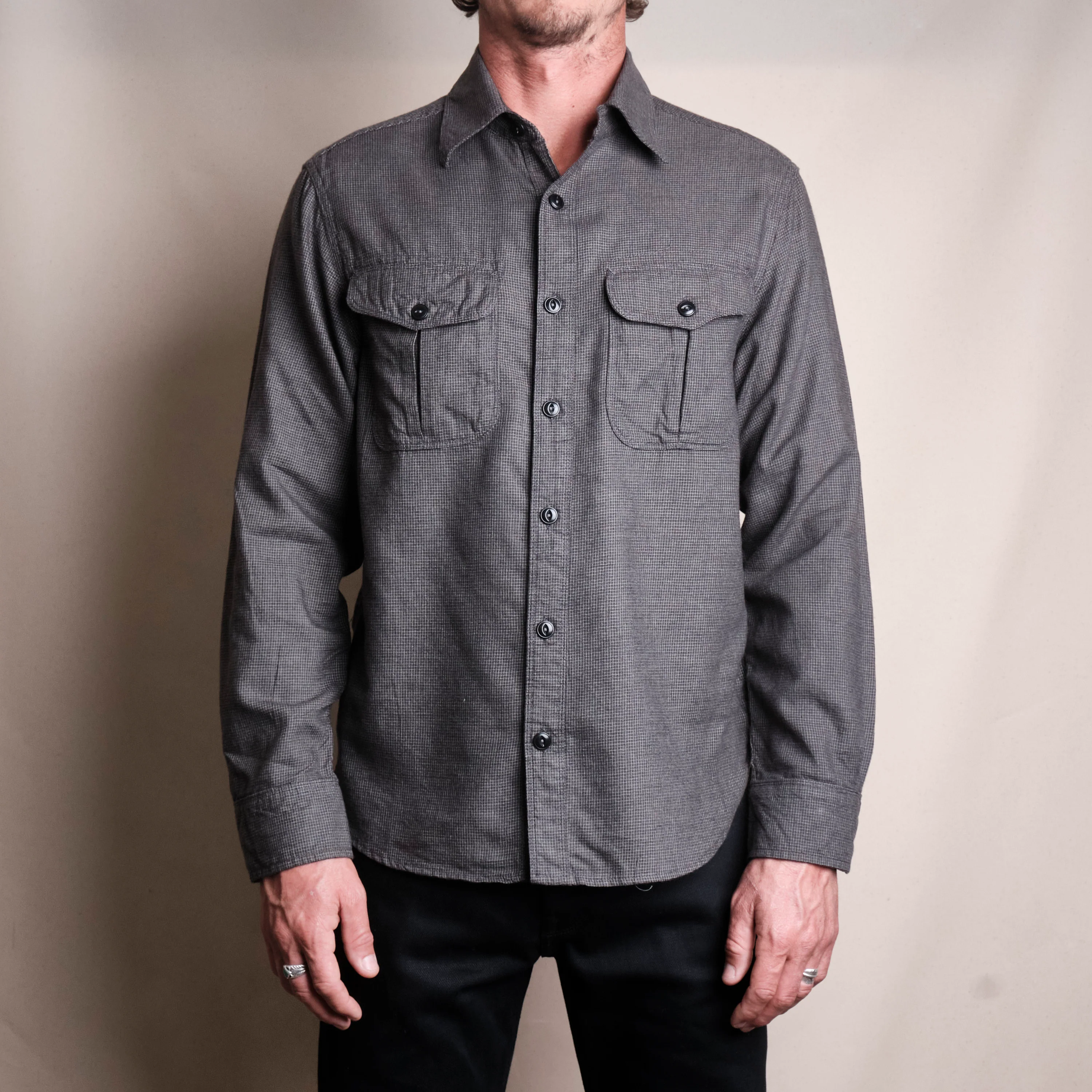 Rancho Charcoal Check - Image 2