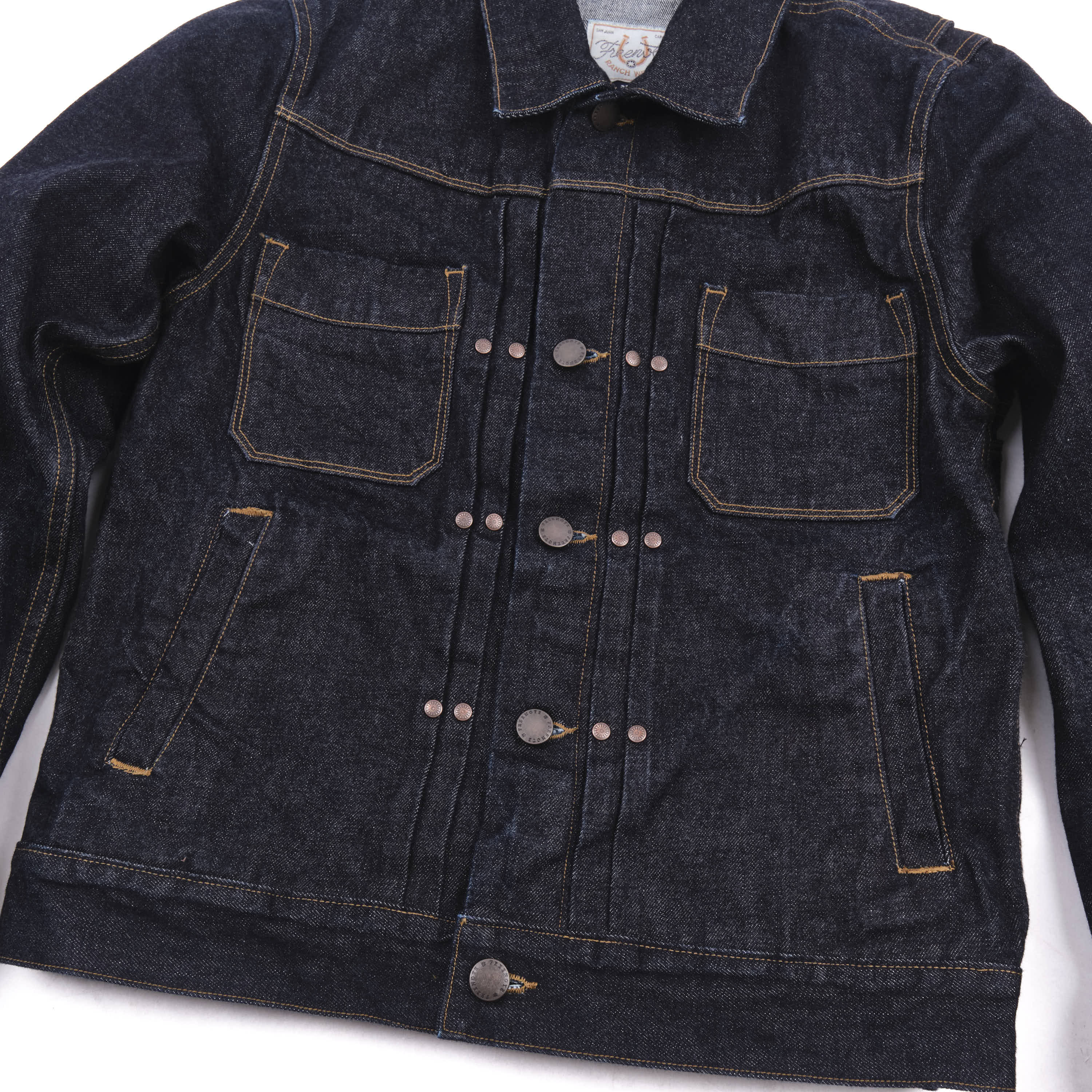 Riders Jacket 15 Ounce Unsinged Rinsed - Image 3
