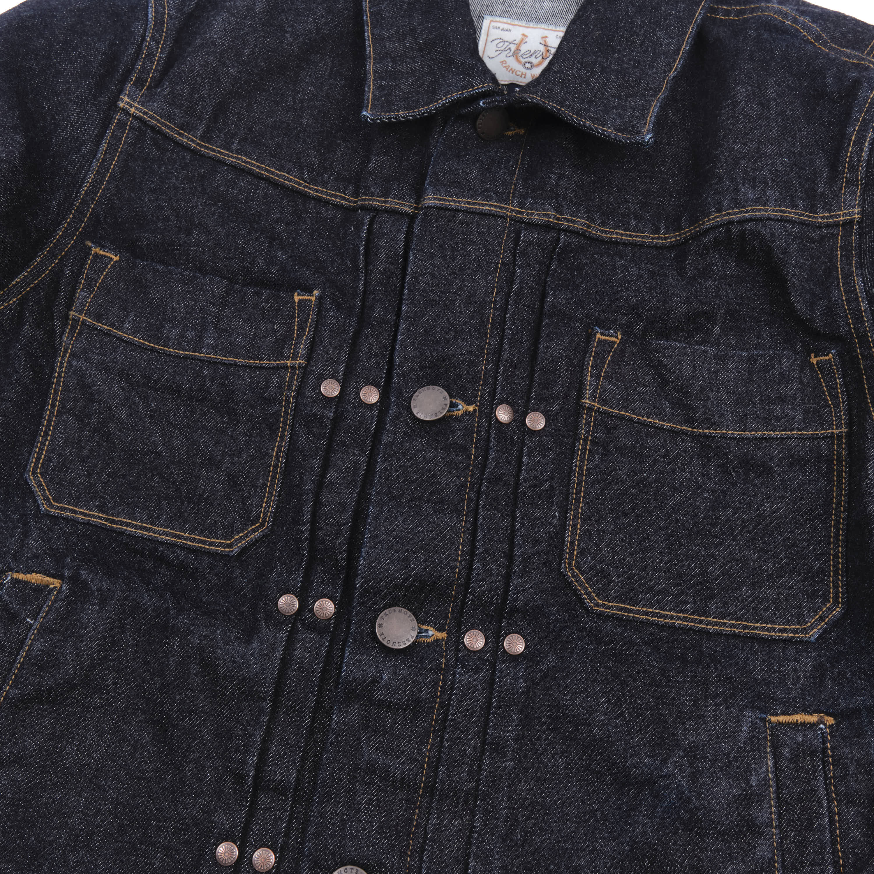 Riders Jacket 15 Ounce Unsinged Rinsed - Image 5
