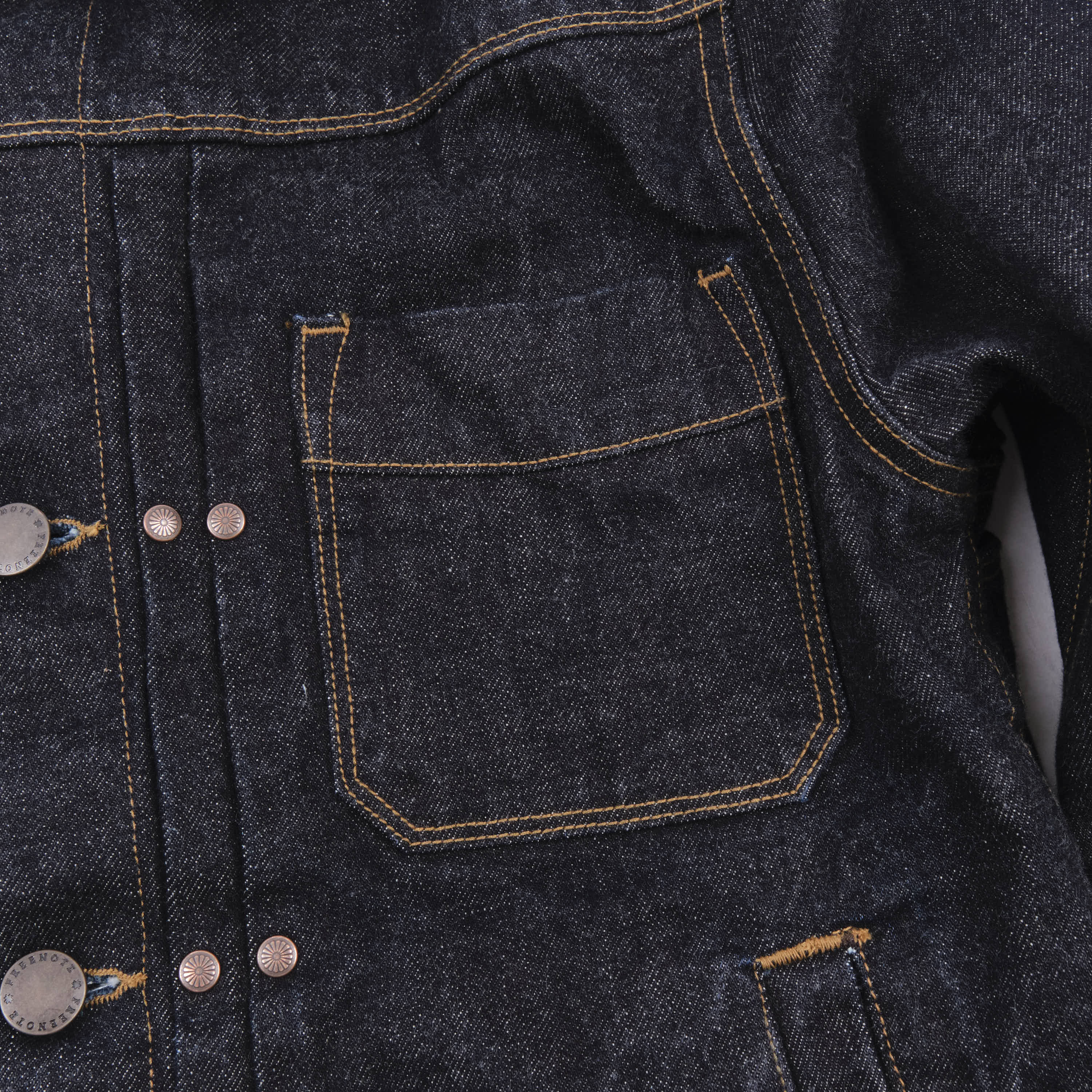 Riders Jacket 15 Ounce Unsinged Rinsed - Image 6