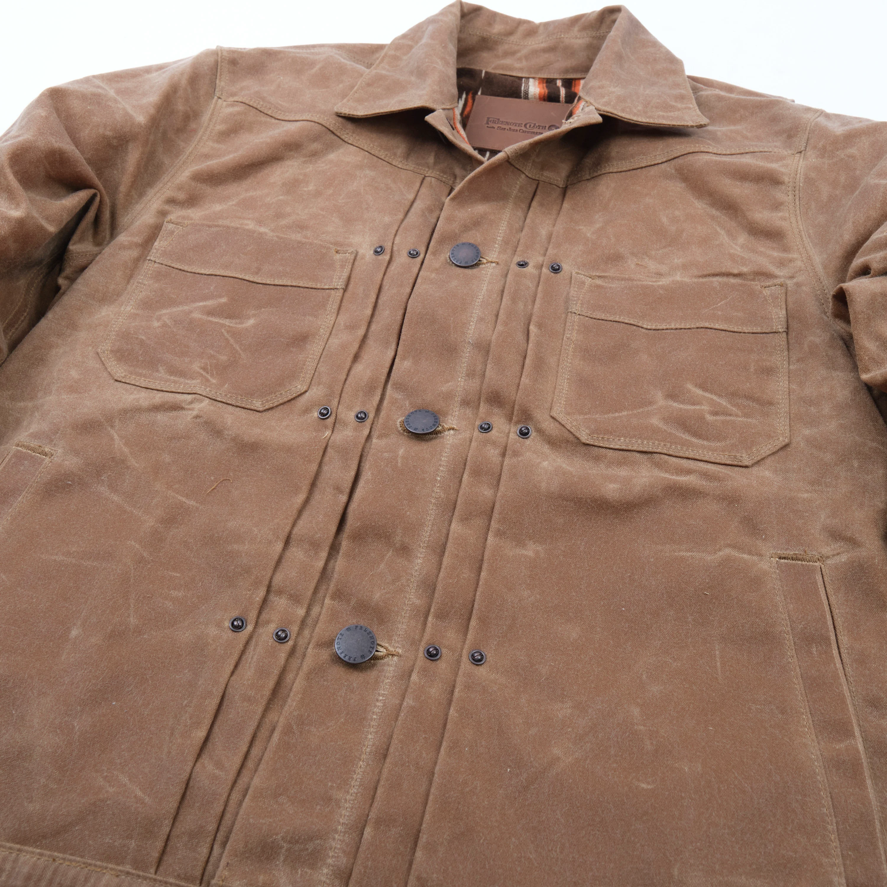 Riders Jacket Waxed Canvas <span>Rust</span> - Image 6