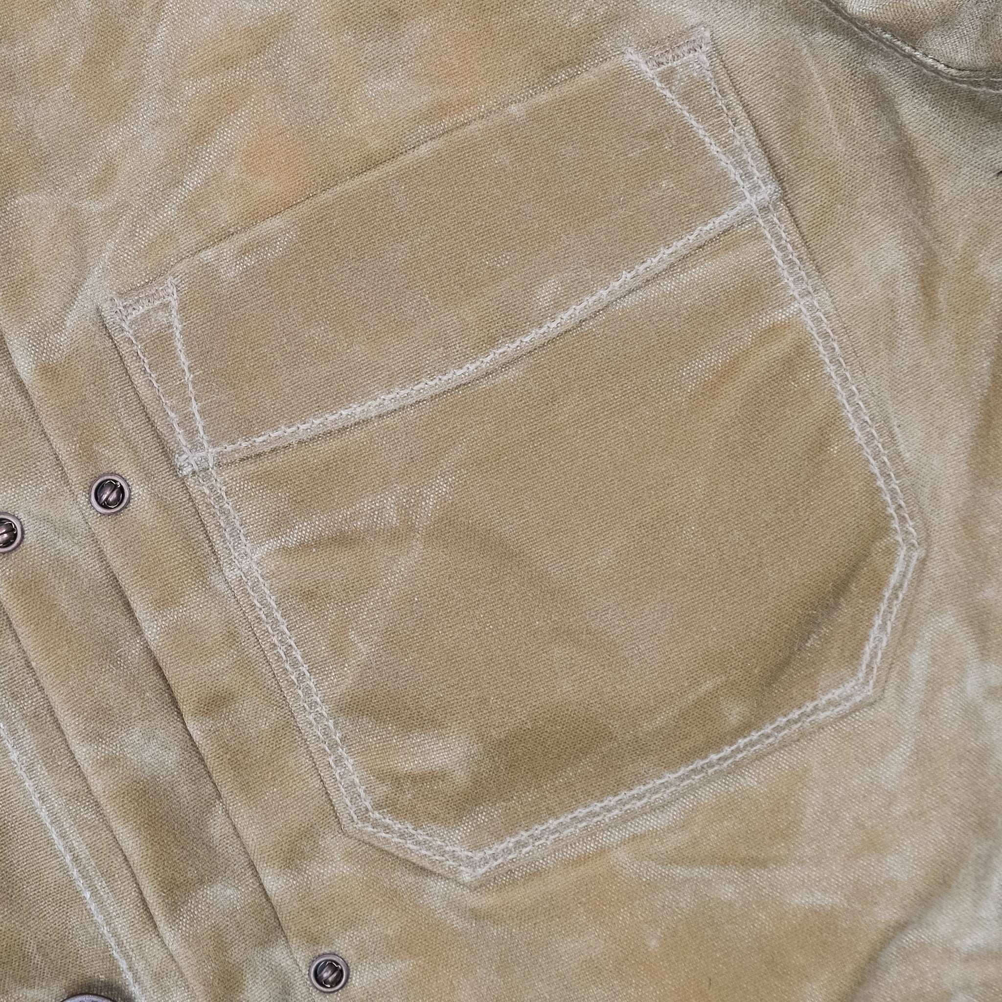 Riders Jacket Waxed Canvas <span>Tumbleweed Red Interior</span> - Image 5