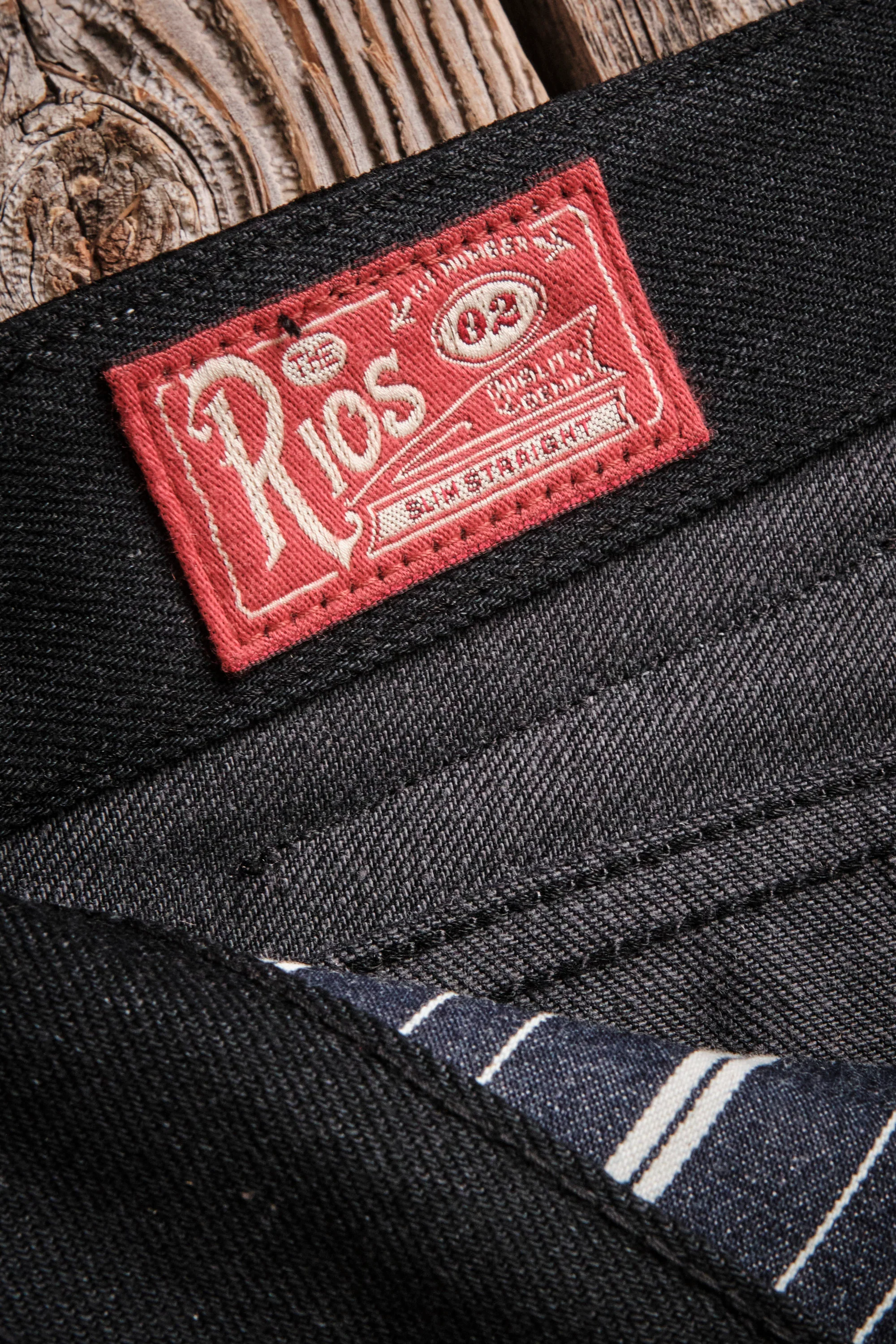 Rios <span>Raw 14.25 oz Black Grey Japanese Denim</span> - Image 12
