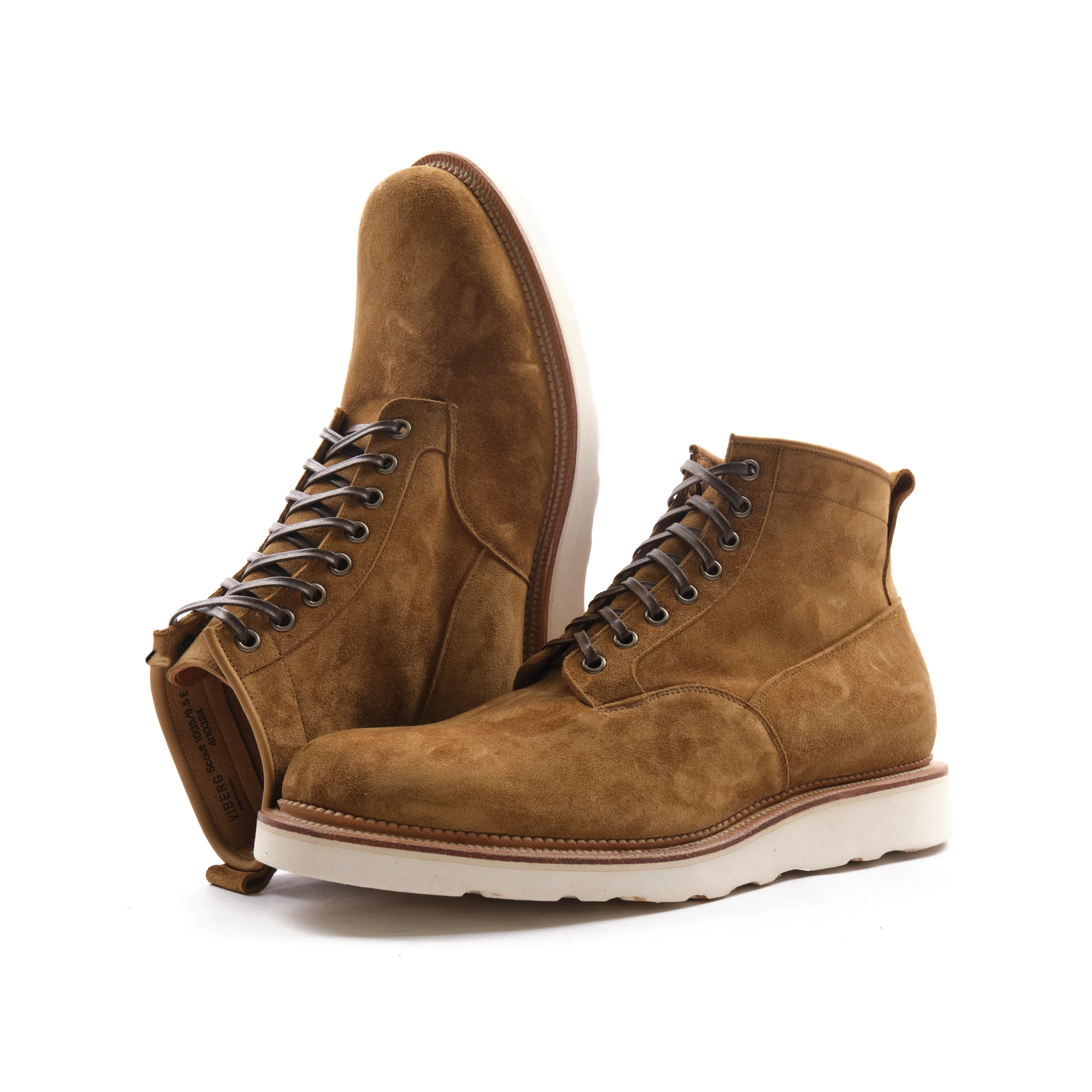 VIBERG 1035 SCOUT BOOT - TOBACCO PAPILLON SUEDE - Image 2