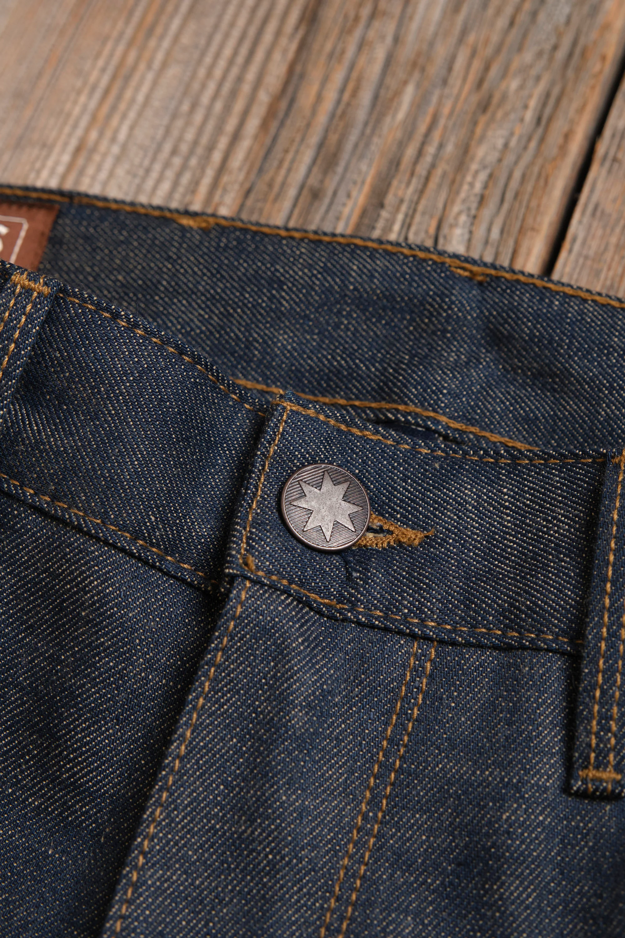 Wilkes Western 13 Ounce Natural Rinsed Denim - Image 7