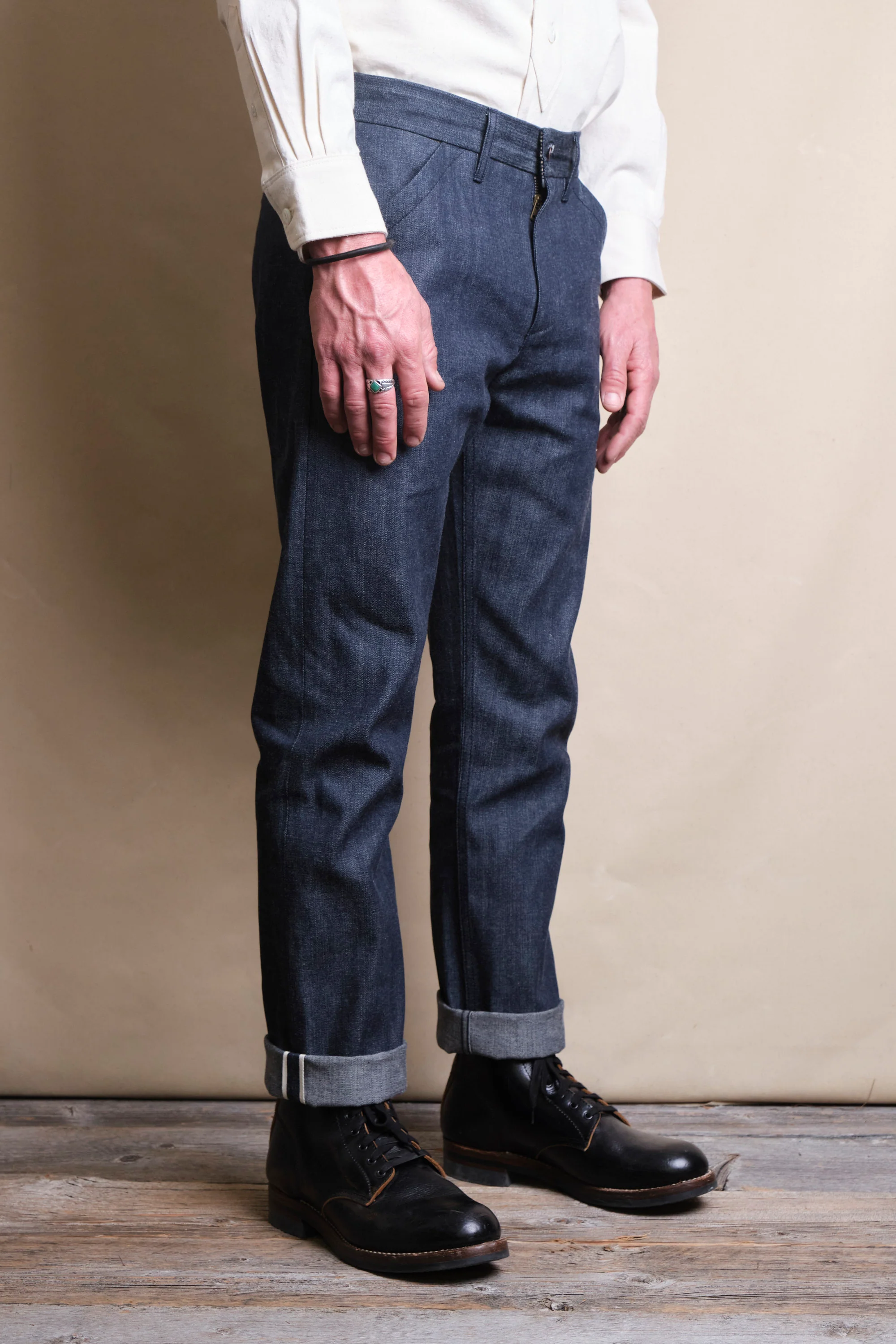 Workers Chino Slim Fit  11 Ounce 1900s Denim - Image 3