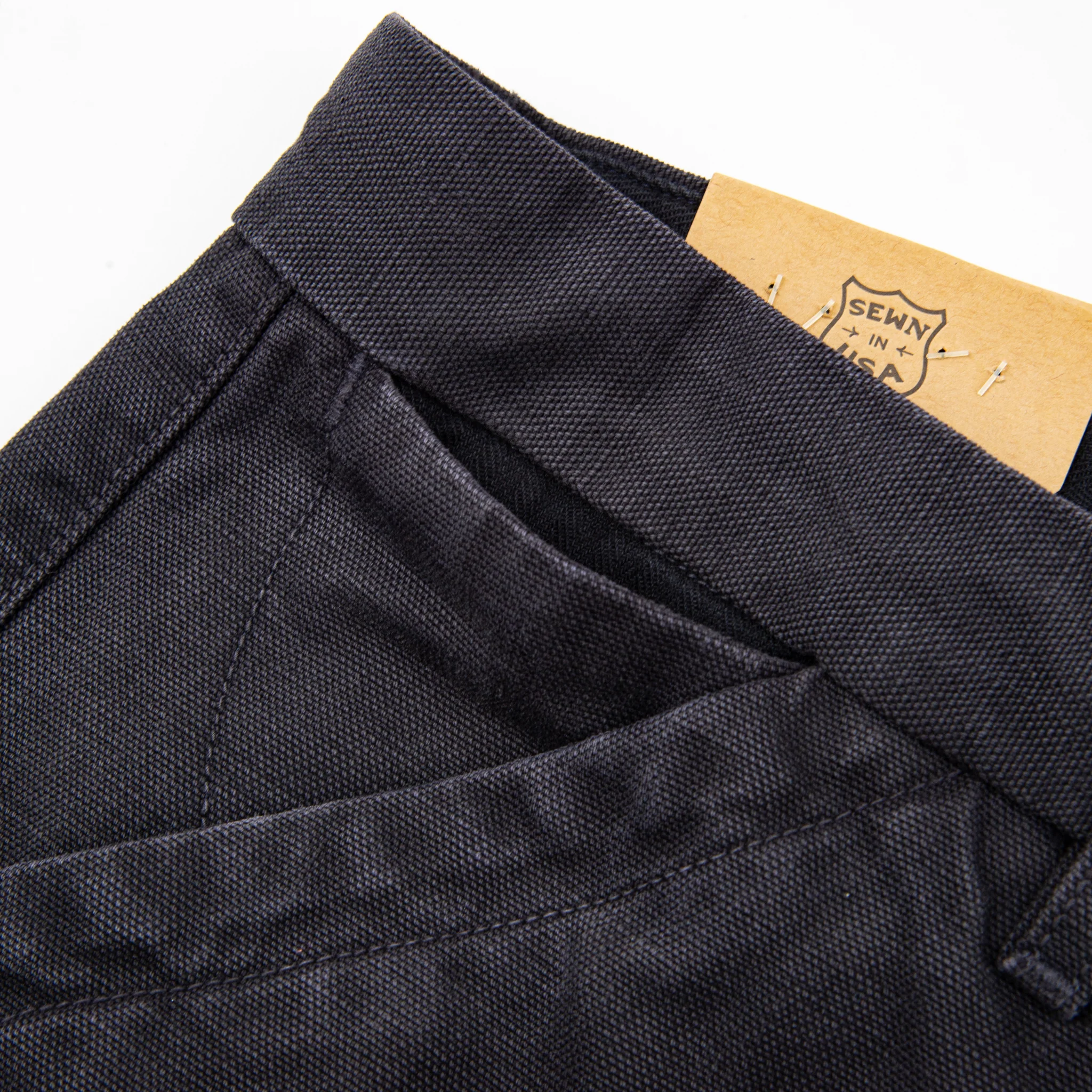 Workers Chino Slim Fit <span> 14 Ounce Slub Black</span> - Image 12