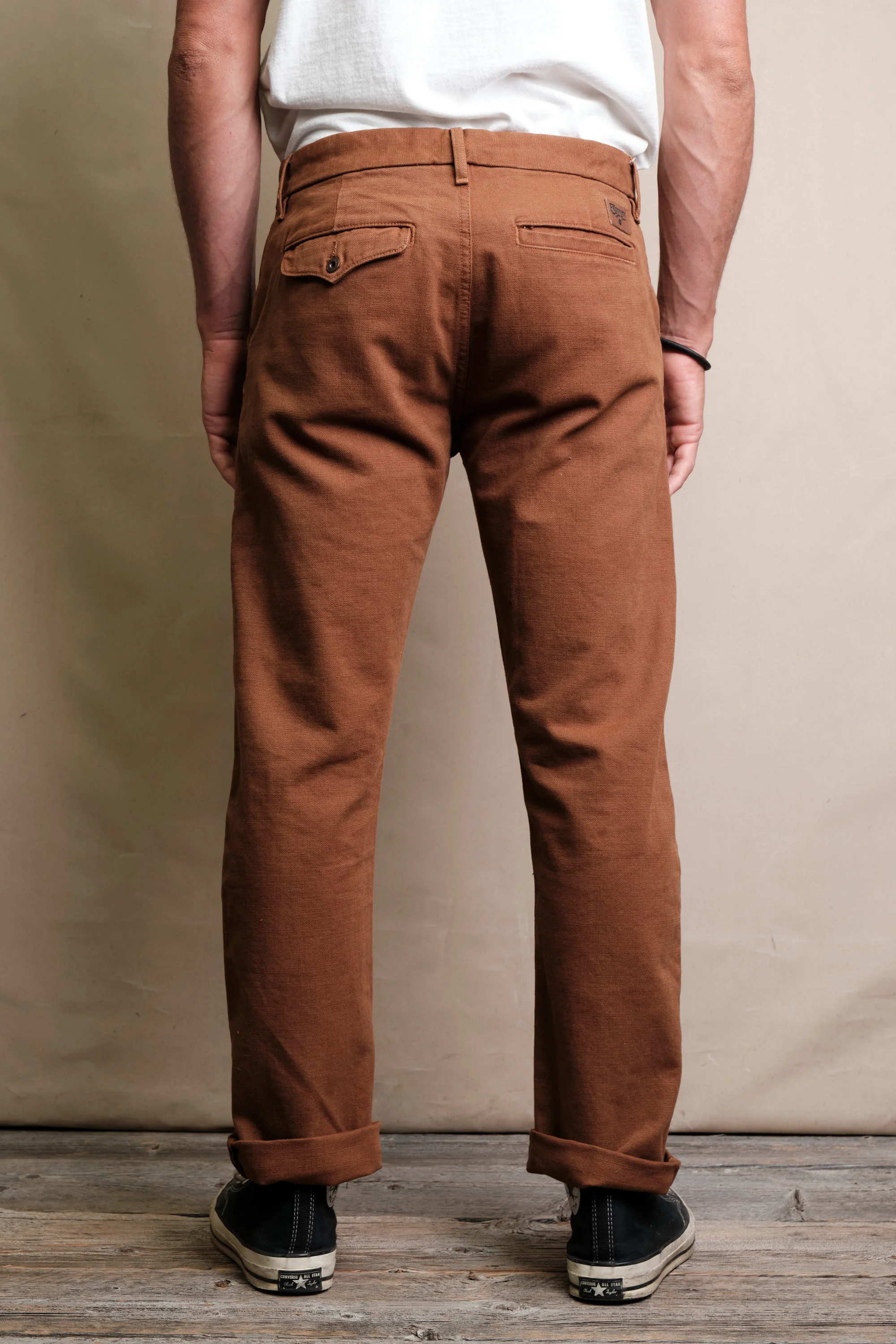 Workers Chino Slim Fit <span> 14 Ounce Slub Rust</span> - Image 4