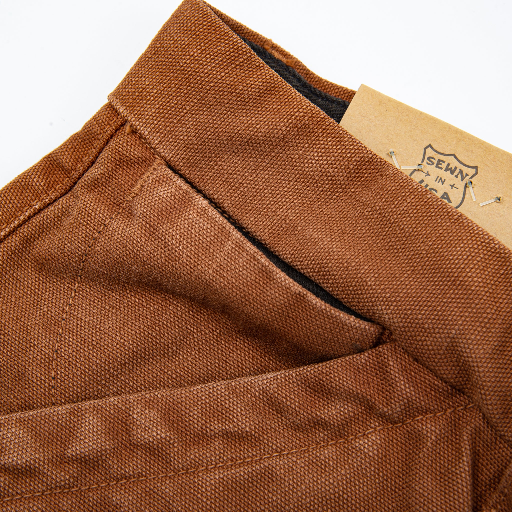 Workers Chino Slim Fit <span> 14 Ounce Slub Rust</span> - Image 8