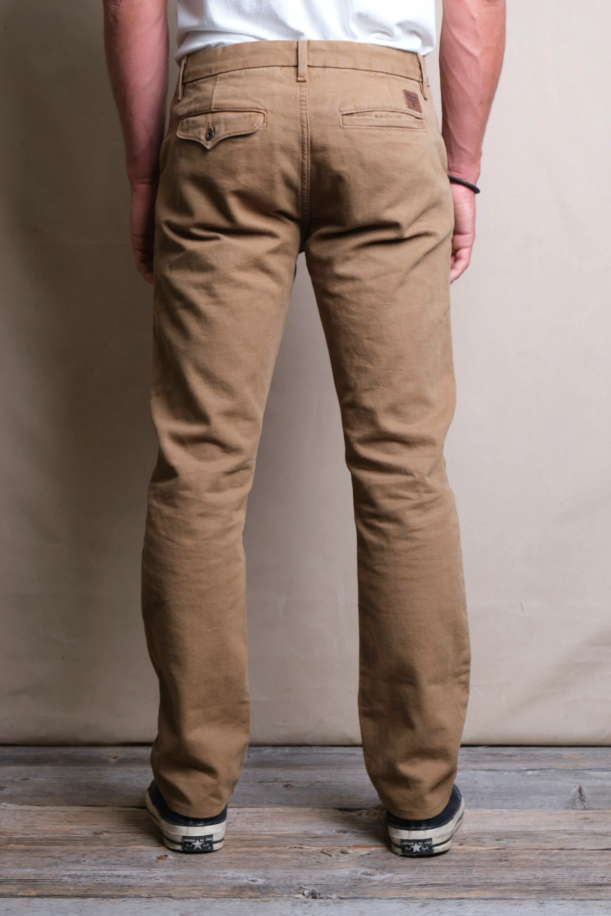 Workers Chino Slim Fit <span> 14 Ounce Slub Tan</span> - Image 4