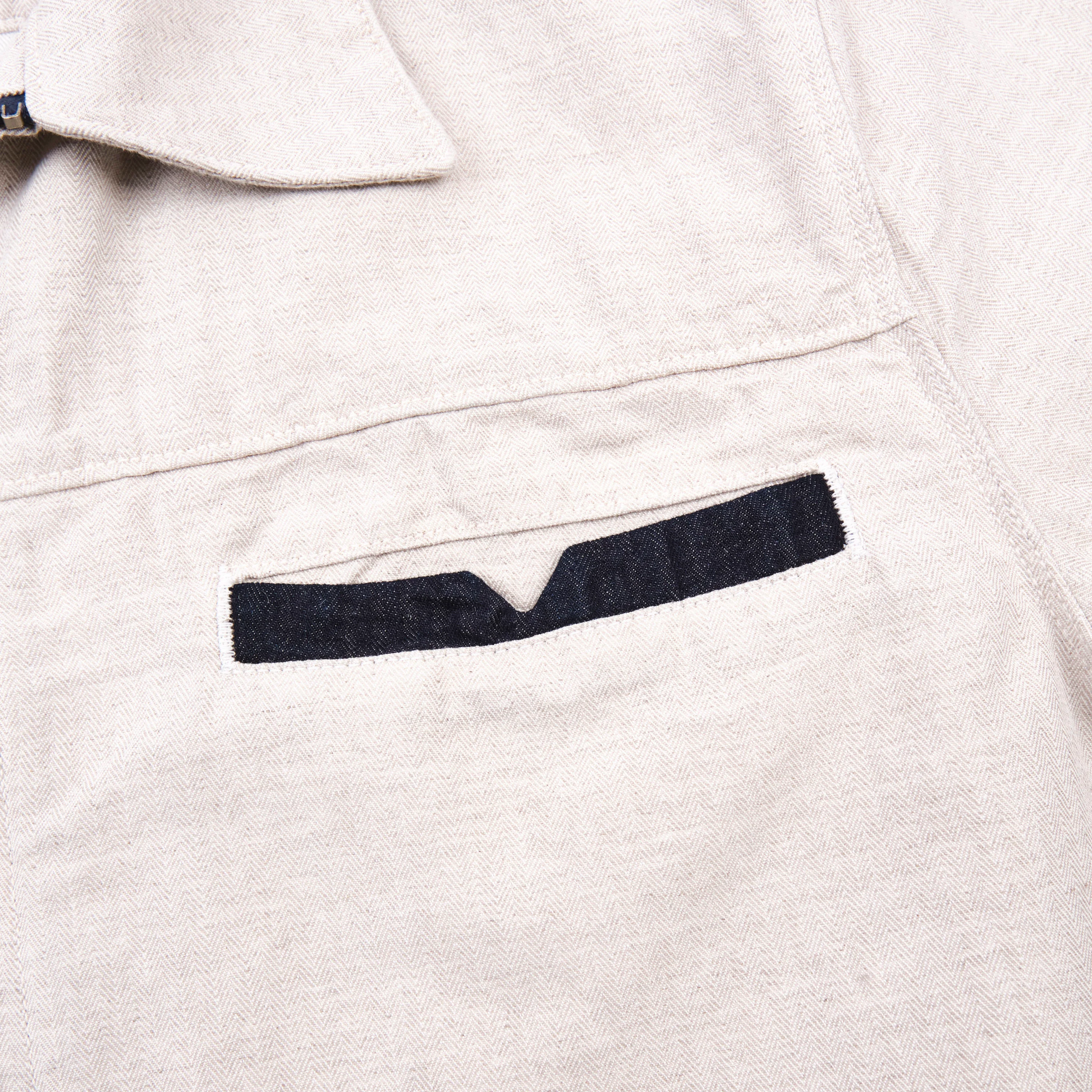 Yorba White Herringbone - Image 5